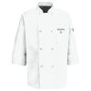 Eight Pearl Button Chef Coat with Thermometer Pocket Thumbnail
